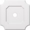 Ekena Millwork Locke Architectural Grade PVC Contemporary Ceiling Medallion, 22"OD x 3"ID x 13"C x 1"P CMP22LE-03000 - alternate 1